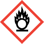 Pictogramas de productos de limpieza: comburente