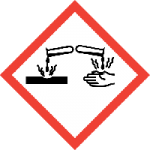 Pictogramas de productos de limpieza: corrosivo