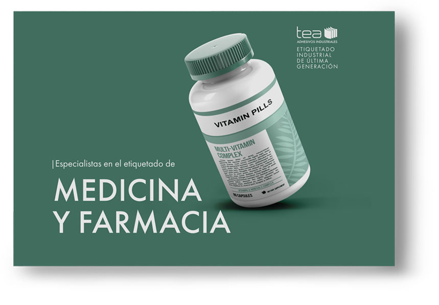 Etiquetado de medicina y farmacia